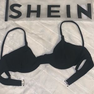 SHEIN Black Bikini Top